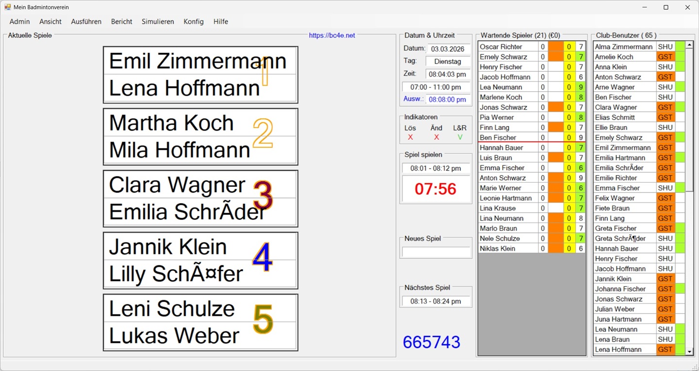 BC4E kann nur Einzel arrangieren
